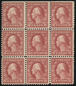 Sale 1014, Lot 2001, 1917-19 Washington-Franklin Issues (Scott 498f-524), 5c Rose, Error (505) Sale 1014, Lot 2001, 1917-19 Washington-Franklin Issues (Scott 498f-524)