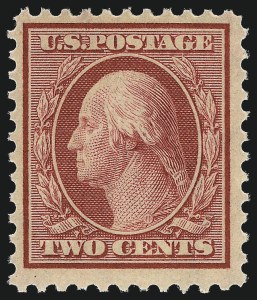 Sale 1014, Lot 2016, 1917-19 Washington-Franklin Issues (Scott 498f-524), 2c Carmine (519) Sale 1014, Lot 2016, 1917-19 Washington-Franklin Issues (Scott 498f-524)