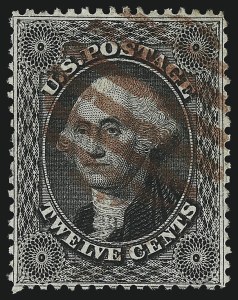 Sale Number 1019, Lot Number 380, 10c-90c 1857-60 Issue and 1875 Reprint (Scott 32-47) Sale Number 1019, Lot Number 380, 10c-90c 1857-60 Issue and 1875 Reprint (Scott 32-47)