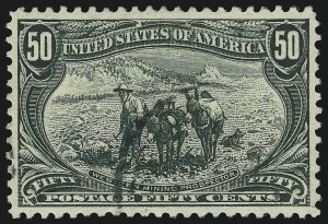 Sale 1019, Lot 643, 1c-50c 1898 Trans-Mississippi Issue (Scott 285-291), 50c Trans-Mississippi (291) Sale 1019, Lot 643, 1c-50c 1898 Trans-Mississippi Issue (Scott 285-291)