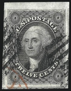 Sale Number 1034, Lot Number 40, 1851-56 Issue (Scott 10-17) Sale Number 1034, Lot Number 40, 1851-56 Issue (Scott 10-17)