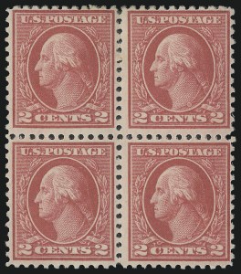 Sale 1040, Lot 1889, 1917-18 Issues (Scott 498-524), 2c Deep Rose, Ty. Ia (500) Sale 1040, Lot 1889, 1917-18 Issues (Scott 498-524)
