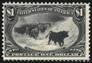 Sale 1050, Lot 443, 1898 Trans-Mississippi Issue (Scott 285-293), $1.00 Trans-Mississippi (292) Sale 1050, Lot 443, 1898 Trans-Mississippi Issue (Scott 285-293)