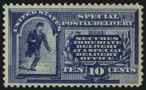 Sale 1050, Lot 733, Special Delivery, Postage Due, Offices in China (Scott E, J, K), 10c Blue, Special Delivery (E1) Sale 1050, Lot 733, Special Delivery, Postage Due, Offices in China (Scott E, J, K)