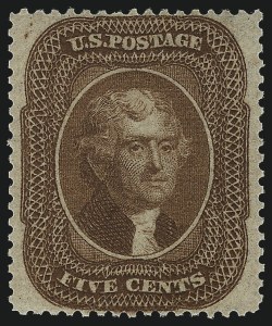 Sale Number 1061, Lot Number 3436, 3c-90c 1857-60 Issue and 1875 Reprint (Scott 25-40) Sale Number 1061, Lot Number 3436, 3c-90c 1857-60 Issue and 1875 Reprint (Scott 25-40)