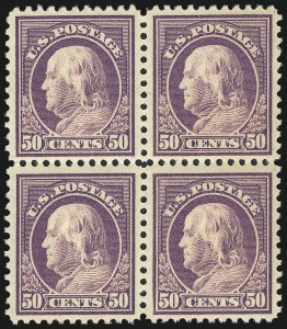Sale 1061, Lot 3973, 1915-17 Washington-Franklin Issues (Scott 460-518b), 50c Red Violet (517) Sale 1061, Lot 3973, 1915-17 Washington-Franklin Issues (Scott 460-518b)