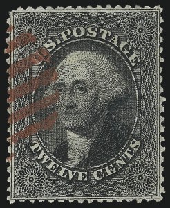 Sale Number 1062, Lot Number 154, 10c-90c 1857-60 Issue (Scott 31-39) Sale Number 1062, Lot Number 154, 10c-90c 1857-60 Issue (Scott 31-39)