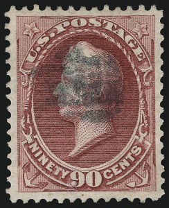 Sale 1062, Lot 375, 1870-71 National Bank Note Co. Ungrilled Issue (Scott 145-155), 90c Carmine (155) Sale 1062, Lot 375, 1870-71 National Bank Note Co. Ungrilled Issue (Scott 145-155)