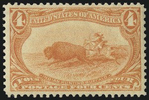 Sale 1062, Lot 471, 1898 Trans-Mississippi and 1902 Pan-American Issues (Scott 285-299), 4c Trans-Mississippi (287) Sale 1062, Lot 471, 1898 Trans-Mississippi and 1902 Pan-American Issues (Scott 285-299)