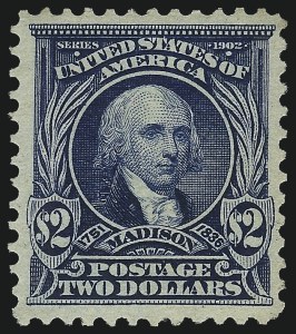 Sale 1067, Lot 1373, 1902-08 Issues (Scott 300-319), $2.00 Dark Blue (312) Sale 1067, Lot 1373, 1902-08 Issues (Scott 300-319)