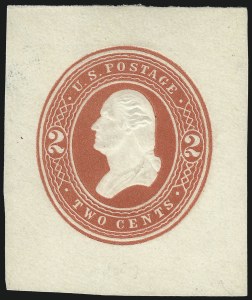 Sale 1067, Lot 1758, Postal Stationery and Postal Cards (Scott U, UX), 2c Red, Cut Square (U285) Sale 1067, Lot 1758, Postal Stationery and Postal Cards (Scott U, UX)