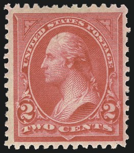 Sale 1068, Lot 191, 1893 Columbian thru 1894-98 Issues, 2c Carmine, Ty. II (251) Sale 1068, Lot 191, 1893 Columbian thru 1894-98 Issues