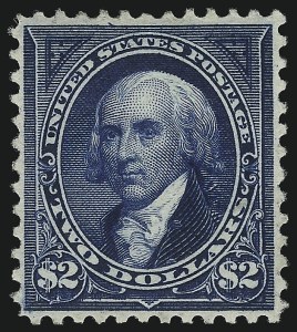 Sale 1068, Lot 199, 1893 Columbian thru 1894-98 Issues, $2.00 Bright Blue (277) Sale 1068, Lot 199, 1893 Columbian thru 1894-98 Issues