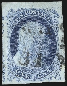 Sale Number 1084, Lot Number 3030, 1c 1851-56 Issue (Scott 5-9) Sale Number 1084, Lot Number 3030, 1c 1851-56 Issue (Scott 5-9)