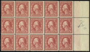 Sale 1090, Lot 1555, 1916-19 Issues (Scott 462-524), 5c Rose, Error (505) Sale 1090, Lot 1555, 1916-19 Issues (Scott 462-524)