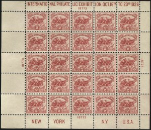 Sale 1090, Lot 1589, 1922 and Later Issues (Scott 565-2002d), 2c White Plains Souvenir Sheet (630) Sale 1090, Lot 1589, 1922 and Later Issues (Scott 565-2002d)
