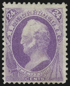 Sale 1107, Lot 271, 1870-71 National Bank Note Co. Issues (Scott 134-155), 24c Purple (153) Sale 1107, Lot 271, 1870-71 National Bank Note Co. Issues (Scott 134-155)