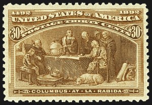 Sale Number 1107, Lot Number 322, 1c-30c 1893 Columbian Issue (Scott 230-239) Sale Number 1107, Lot Number 322, 1c-30c 1893 Columbian Issue (Scott 230-239)
