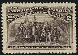 Sale Number 1111, Lot Number 125, 1893 Columbian Issue (Scott 230-245) Sale Number 1111, Lot Number 125, 1893 Columbian Issue (Scott 230-245)