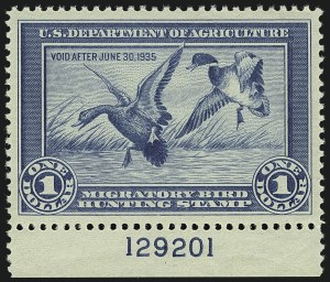 Sale Number 1111, Lot Number 834, Hunting Permits Sale Number 1111, Lot Number 834, Hunting Permits