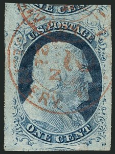 Sale Number 1115, Lot Number 2072, 1c 1851-56 Issue, cont. (Scott 8A-9) Sale Number 1115, Lot Number 2072, 1c 1851-56 Issue, cont. (Scott 8A-9)