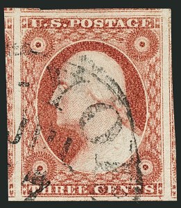 Sale Number 1115, Lot Number 2087, 3c 1851-56 Issue (Scott 10-11) Sale Number 1115, Lot Number 2087, 3c 1851-56 Issue (Scott 10-11)