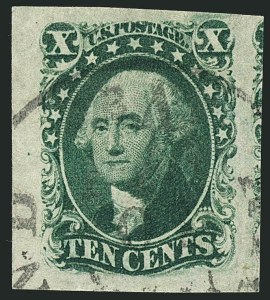 Sale Number 1115, Lot Number 2134, 10c 1851-56 Issue, cont. (Scott 15-16) Sale Number 1115, Lot Number 2134, 10c 1851-56 Issue, cont. (Scott 15-16)