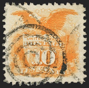 Sale Number 1133, Lot Number 200, 10c-12c 1869 Pictorial Issue, off-Cover (Scott 116-117) Sale Number 1133, Lot Number 200, 10c-12c 1869 Pictorial Issue, off-Cover (Scott 116-117)