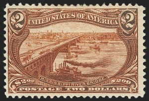 Sale 1140, Lot 714, $1.00-$2.00 1898 Trans-Mississippi Issue (Scott 292-293), $2.00 Trans-Mississippi (293) Sale 1140, Lot 714, $1.00-$2.00 1898 Trans-Mississippi Issue (Scott 292-293)