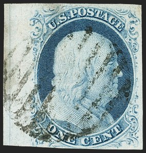 Sale Number 1144, Lot Number 32, 1c 1851-56 Issue, Types III-IIIa (Scott 8-8A) Sale Number 1144, Lot Number 32, 1c 1851-56 Issue, Types III-IIIa (Scott 8-8A)