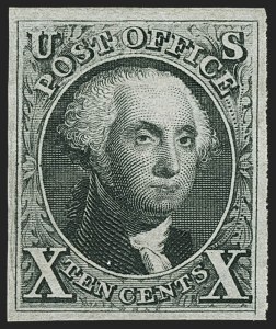 Sale 1145, Lot 314, New York Postmasters Provisional thru 1847 Issue, 10c Black, Reproduction (4) Sale 1145, Lot 314, New York Postmasters Provisional thru 1847 Issue