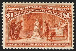 Sale Number 1150, Lot Number 842, 1893 Columbian Issue (Scott 230-245) Sale Number 1150, Lot Number 842, 1893 Columbian Issue (Scott 230-245)