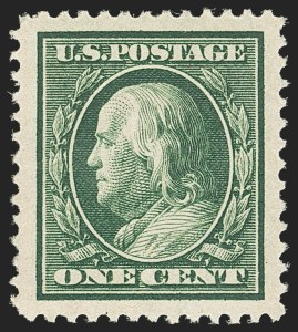 Sale Number 1156, Lot Number 3496, 1908-10 Washington-Franklin Issues (Scott 331-356) Sale Number 1156, Lot Number 3496, 1908-10 Washington-Franklin Issues (Scott 331-356)