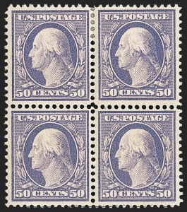 Sale 1156, Lot 3510, 1908-10 Washington-Franklin Issues (Scott 331-356), 50c Violet (341) Sale 1156, Lot 3510, 1908-10 Washington-Franklin Issues (Scott 331-356)