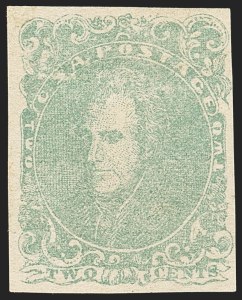 Sale 1162, Lot 829, Confederate States, 2c Green (3) Sale 1162, Lot 829, Confederate States