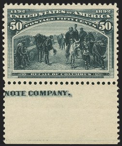Sale Number 1163, Lot Number 175, 1893 Columbian Issue (Scott 230-245) Sale Number 1163, Lot Number 175, 1893 Columbian Issue (Scott 230-245)