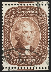 Sale Number 1166, Lot Number 639, 1857-60 Issue (Scott 18-39) Sale Number 1166, Lot Number 639, 1857-60 Issue (Scott 18-39)