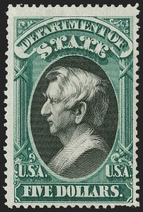 Sale 1187, Lot 725, Officials, $5.00 State (O69) Sale 1187, Lot 725, Officials