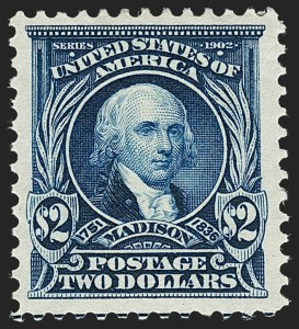 Sale 1192, Lot 393, 1902-08 Issues (Scott 300-320), $2.00 Dark Blue (312) Sale 1192, Lot 393, 1902-08 Issues (Scott 300-320)