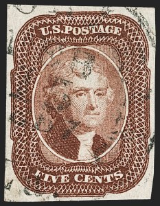 Sale Number 1192, Lot Number 83, 1851-56 Issue (Scott 5-17) Sale Number 1192, Lot Number 83, 1851-56 Issue (Scott 5-17)
