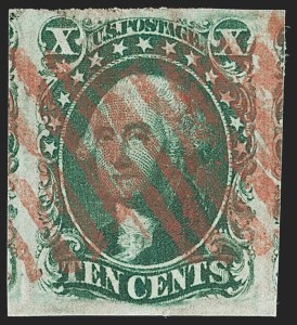 Sale Number 1197, Lot Number 1600, 1851-56 Issue (Scott 7-17) Sale Number 1197, Lot Number 1600, 1851-56 Issue (Scott 7-17)