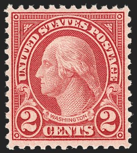 Sale 1197, Lot 2056, 1922-29 Issues (Scott 551-621), 2c Carmine, Rotary, Perf 11 (595) Sale 1197, Lot 2056, 1922-29 Issues (Scott 551-621)