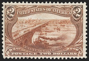 Sale 1209, Lot 1215, 1898 Trans-Mississippi Issue (Scott 285-293), $2.00 Trans-Mississippi (293) Sale 1209, Lot 1215, 1898 Trans-Mississippi Issue (Scott 285-293)