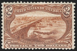 Sale 1217, Lot 1042, 1898 Trans-Mississippi Issue (Scott 285-293), $2.00 Trans-Mississippi (293) Sale 1217, Lot 1042, 1898 Trans-Mississippi Issue (Scott 285-293)