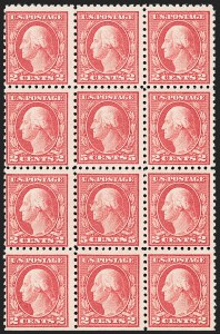 Sale 1217, Lot 1135, 1912-18 Issues (Scott 405-491), 5c Carmine, Error (467) Sale 1217, Lot 1135, 1912-18 Issues (Scott 405-491)