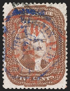 Sale Number 1219, Lot Number 113, 5c 1857-60 Issue (Scott 27-30A) Sale Number 1219, Lot Number 113, 5c 1857-60 Issue (Scott 27-30A)