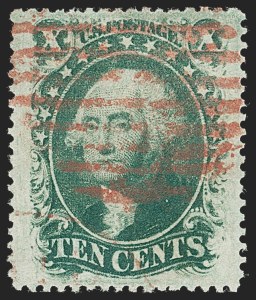 Sale Number 1219, Lot Number 128, 10c-12c 1857-60 Issue (Scott 31-36B) Sale Number 1219, Lot Number 128, 10c-12c 1857-60 Issue (Scott 31-36B)