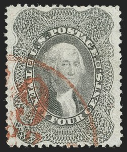 Sale Number 1219, Lot Number 134, 24c-90c 1860 Issue (Scott 37-39) Sale Number 1219, Lot Number 134, 24c-90c 1860 Issue (Scott 37-39)