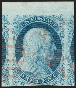 Sale Number 1219, Lot Number 49, 1c 1851 Issue (Scott 5-9) Sale Number 1219, Lot Number 49, 1c 1851 Issue (Scott 5-9)
