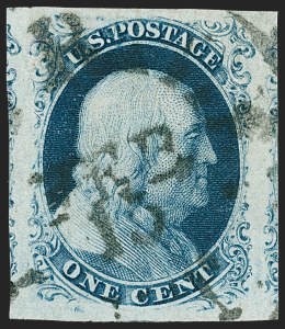 Sale Number 1219, Lot Number 55, 1c 1851 Issue (Scott 5-9) Sale Number 1219, Lot Number 55, 1c 1851 Issue (Scott 5-9)